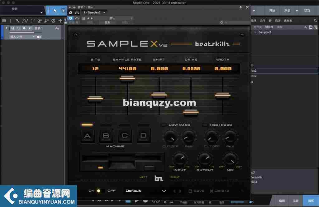 好用的老式采样器 – BeatSkillz SampleX V2 v5.0.4 WiN