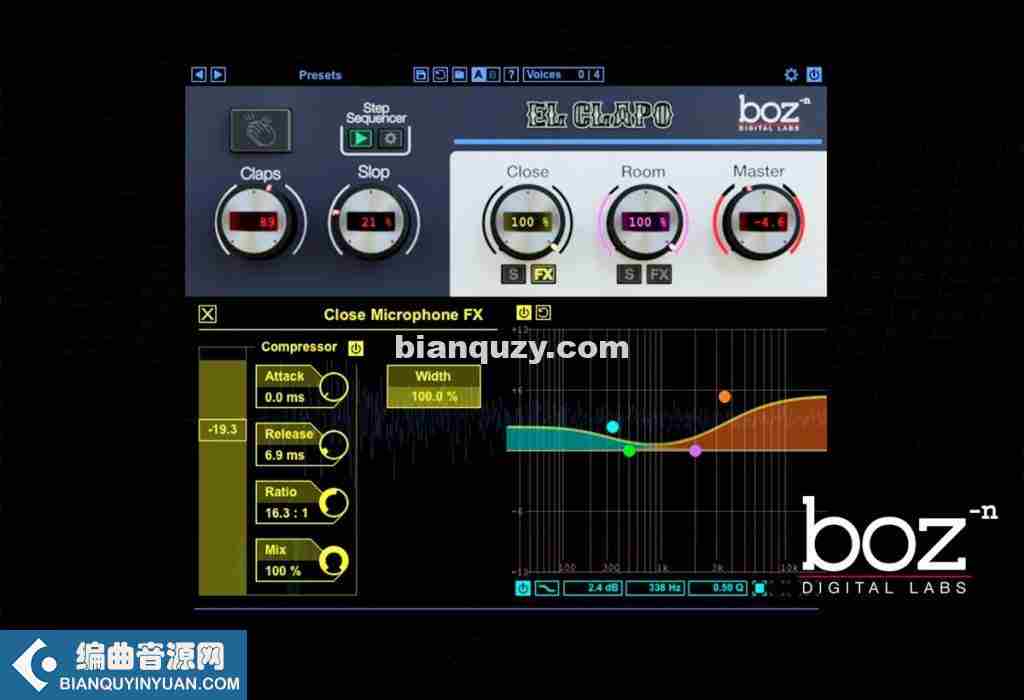 拍手击掌/踢踏舞鼓掌音源 – Boz Digital Labs El Clapo v1.1.5 WiN