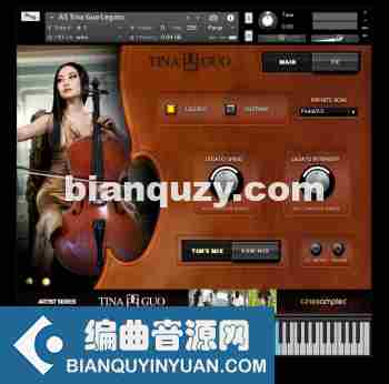 郭婷娜大提琴音源 – Cinesamples Tina Guo Acoustic Cello Legato v1.4 KONTAKT PROPER
