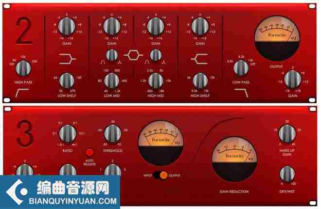 经典EQ压缩效果器 – Focusrite Red Plug-In Suite v1.0 WIN/MAC