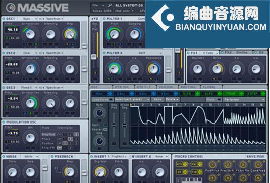 经典电子合成器 Native Instruments Massive v1.6.0