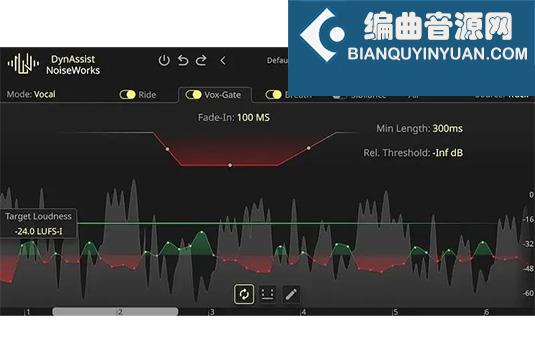 人声编辑插件 NoiseWorks DynAssist v2.1.4 Win （Noise Works Dyn Assist）