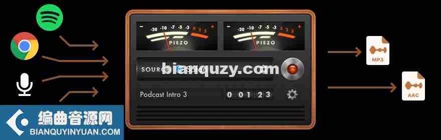 简单好用的应用录音工具 – Rogue Amoeba Piezo v1.7.3 MacOSX