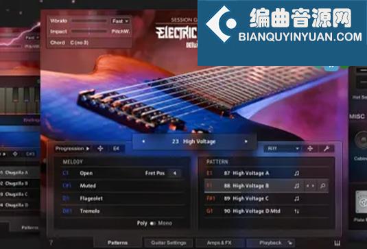 8弦强劲电吉他音源 Session Guitarist Electric Storm Deluxe