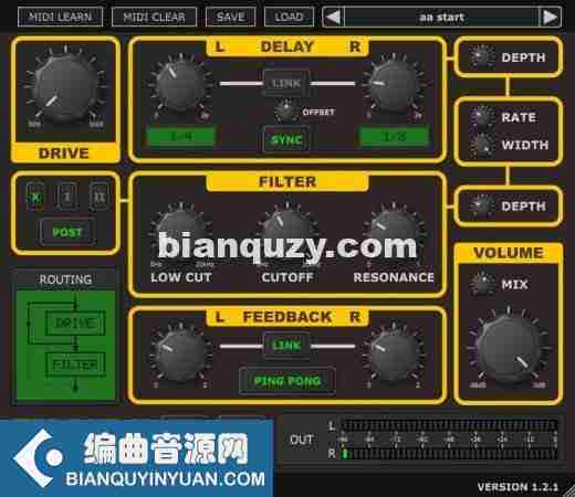 延迟效果器 – Togu Audio Line TAL-Dub-X 1.7.0 WIN